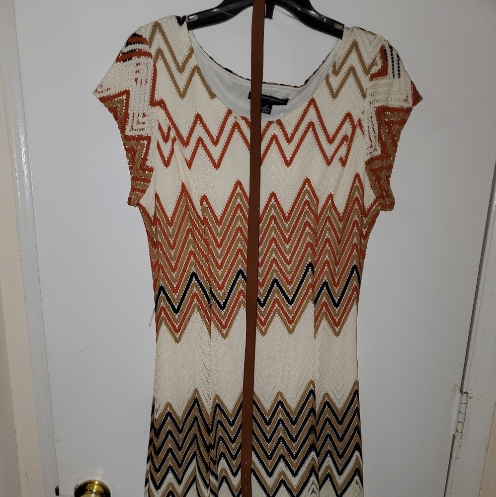 Sharagano brown dress